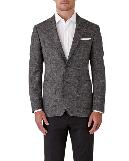 CRUISE JACKET FJP803 - BLACK WHITE