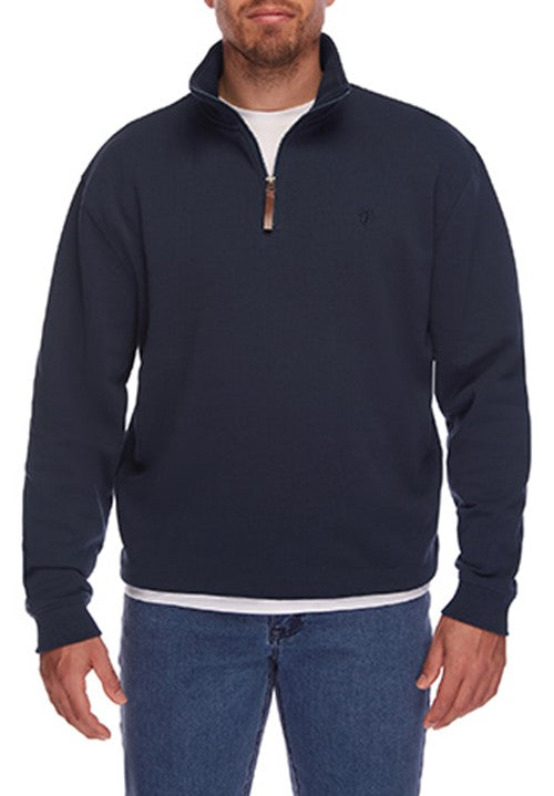 STIRLING O/SIZE FLEECE FLO034 - NAVY