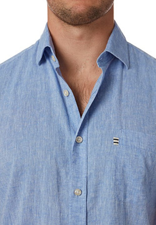 VACAY S/S SHIRT FLP027 - CHAMBRAY