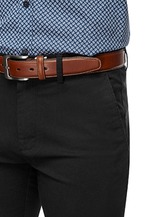 TWILL DRIVE CHINO FLP017 - BLACK