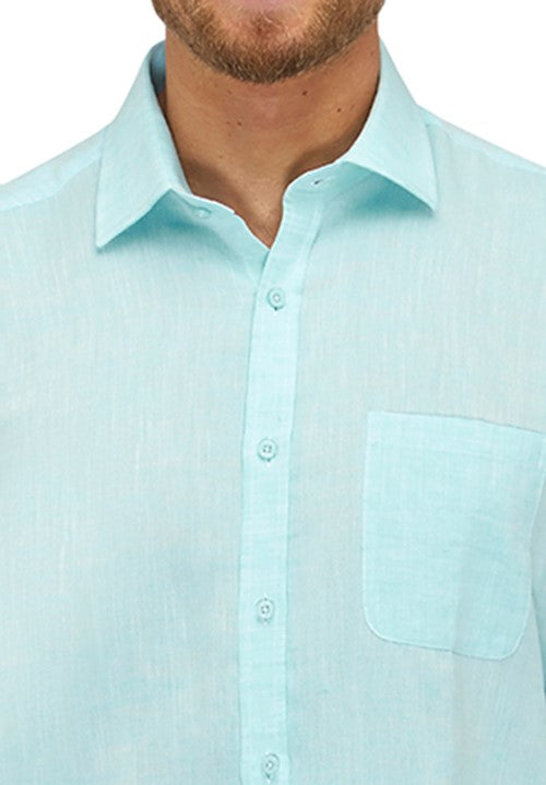 RESORT L/S SHIRT FLP025 - AQUA