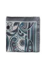 DECO PAISLEY POCKET SQUARE