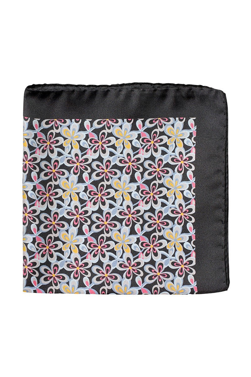 RETRO FLORAL POCKET SQUARE