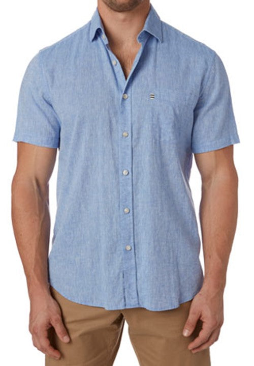 VACAY S/S SHIRT FLP027 - CHAMBRAY