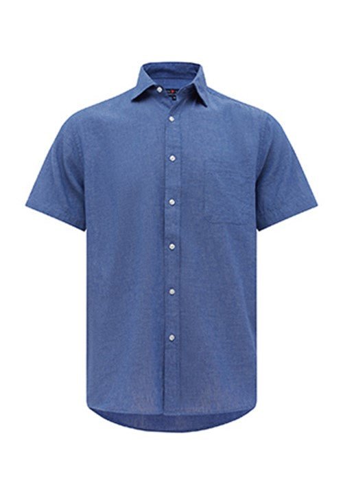 VACAY S/S SHIRT FLP027 - INDIGO
