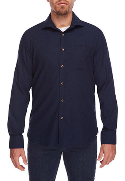 BELLEVUE L/S SHIRT FLP031 - NAVY
