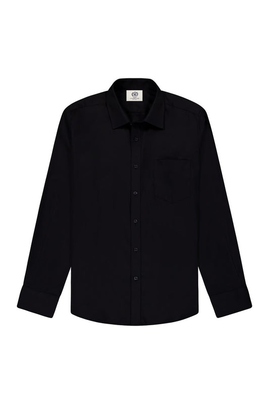EDMUND SHIRT FCR294 - BLK