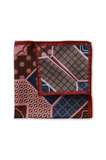 GEO FOULARD POCKET SQUARE