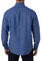 RESORT L/S SHIRT FLP025 - INDIGO