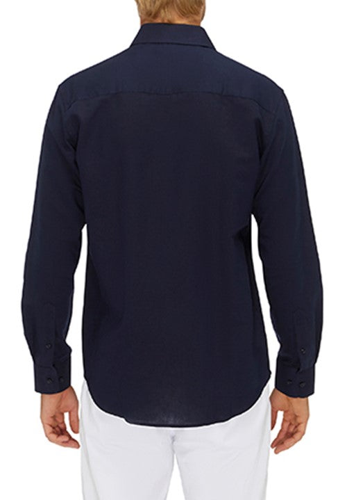 RESORT L/S SHIRT FLP025 - NAVY