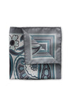 DECO PAISLEY POCKET SQUARE