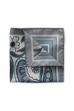 DECO PAISLEY POCKET SQUARE