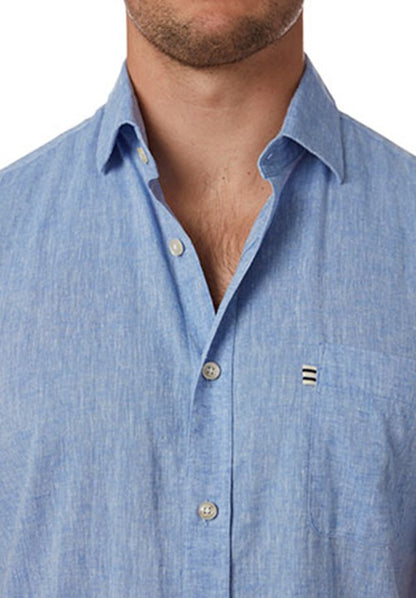 VACAY S/S SHIRT FLP027 - CHAMBRAY
