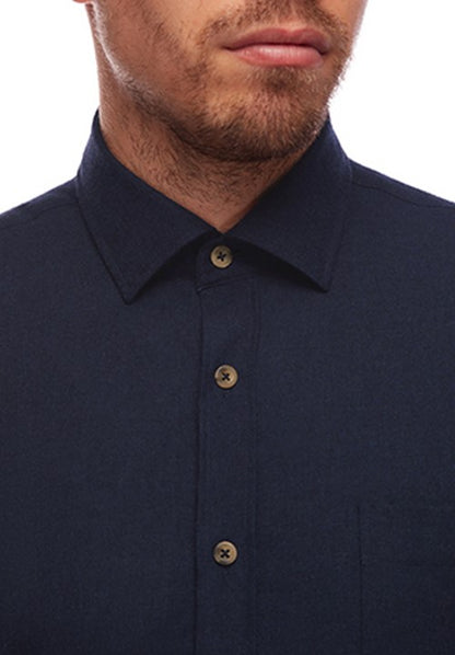 BELLEVUE L/S SHIRT FLP031 - NAVY