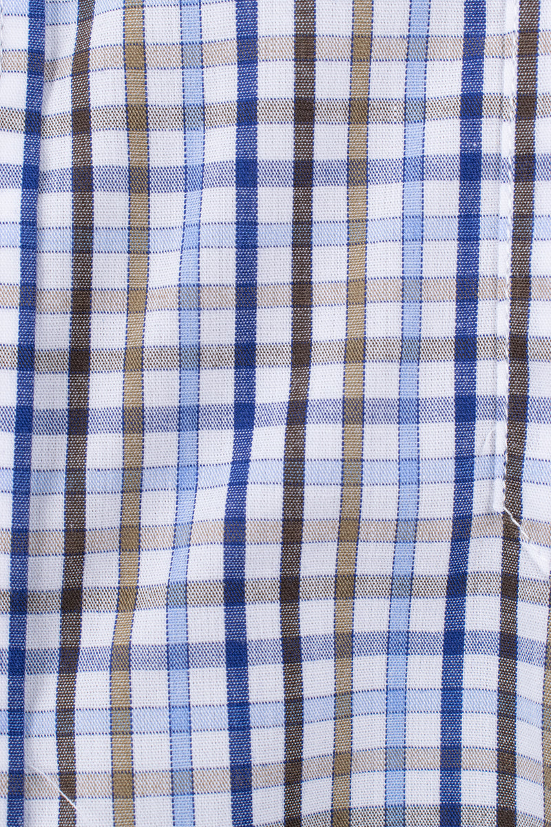 COUNTRY LOOK SHORT SLEEVE - 10428L - BROWN CHECK